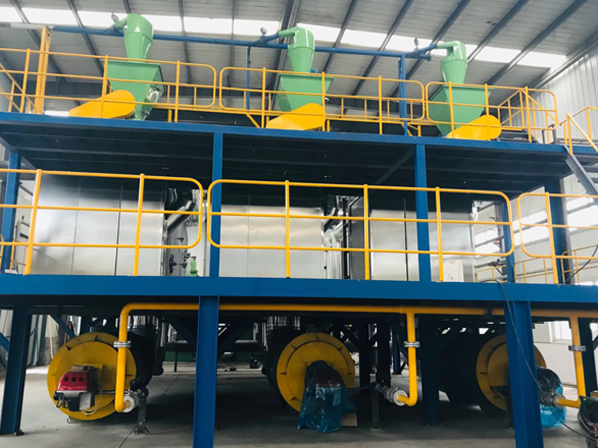 Planta de refinado de aceite mediante pirólisis de neumáticos usados de 30 toneladas diarias en Vietnam