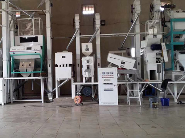 Máquina completa para procesar harina de arroz