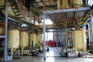 Línea de producción de aceite de semilla de algodón