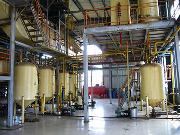 Planta de procesamiento de aceite de semilla de algodón