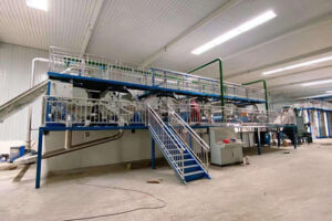 Máquina de refinado para la extracción de aceite de vaca