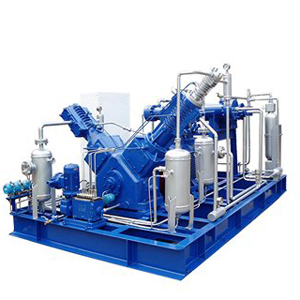 Máquina de compresión de gas
