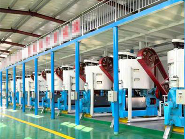 Planta de producción de aceite de colza