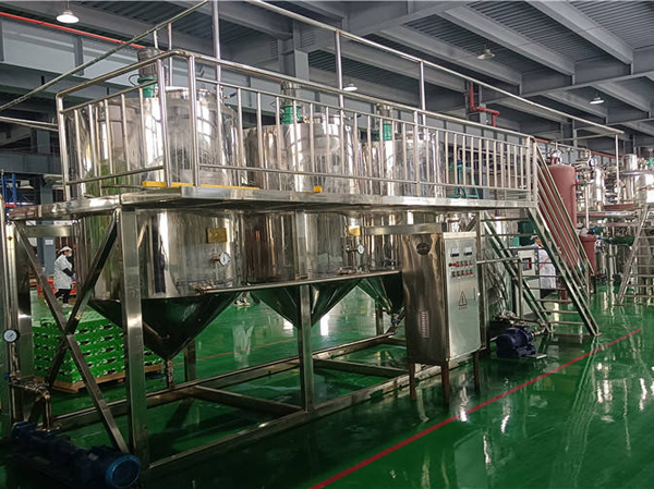 Características de la línea de refinado de aceite de semilla de camelia: