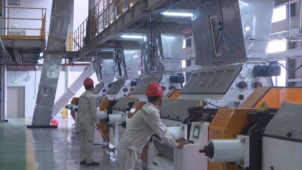 Máquina para procesar aceite de soja