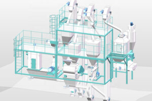 Fabricante de línea de producción automática de pellets para alimentación de rumiantes