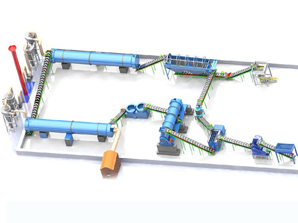 Línea automática de producción de fertilizantes NPK