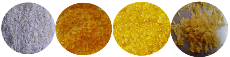 Imagen de una muestra de arroz artificial