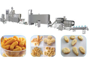 Fabricante de líneas de producción de alimentos inflados fritos en 3D