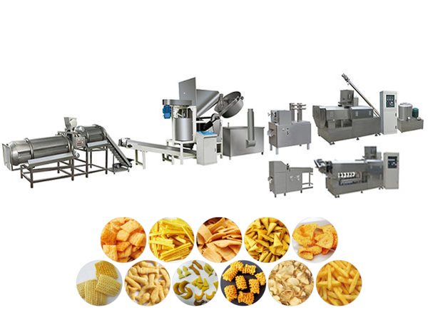 Fabricante de líneas de producción automática de alimentos inflados