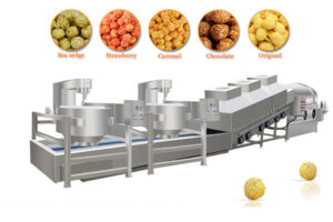 Fabricante de línea de producción automática de palomitas de maíz esféricas