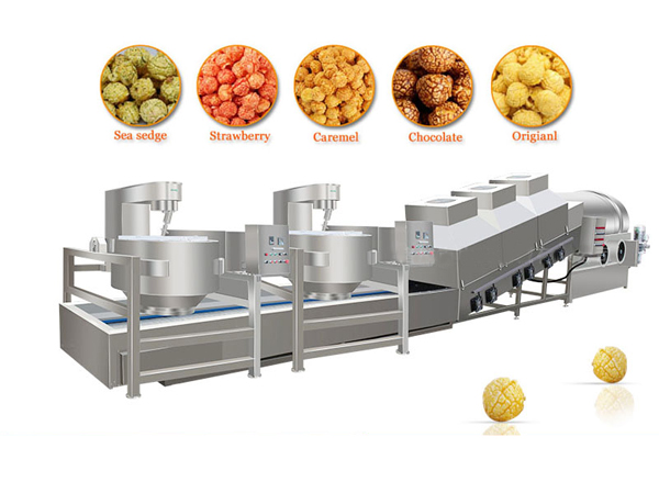 Fabricante de línea de producción automática de palomitas de maíz esféricas