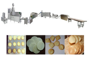 Fabricante de línea de producción de pasteles finos y crujientes