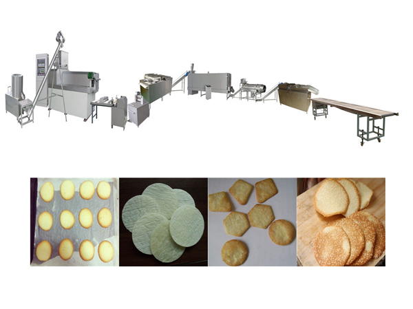 Fabricante de línea de producción de pasteles finos y crujientes